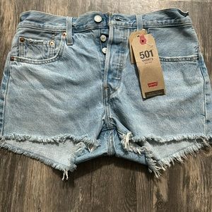 Levi 501 denim shorts